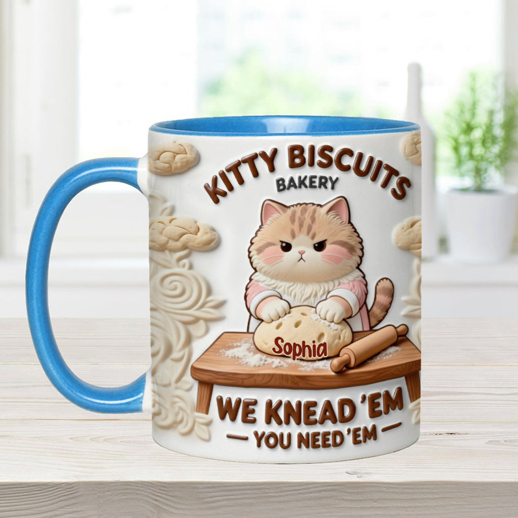 We Knead Em You Need Em - Personalized Baking Accent Mug & Coaster