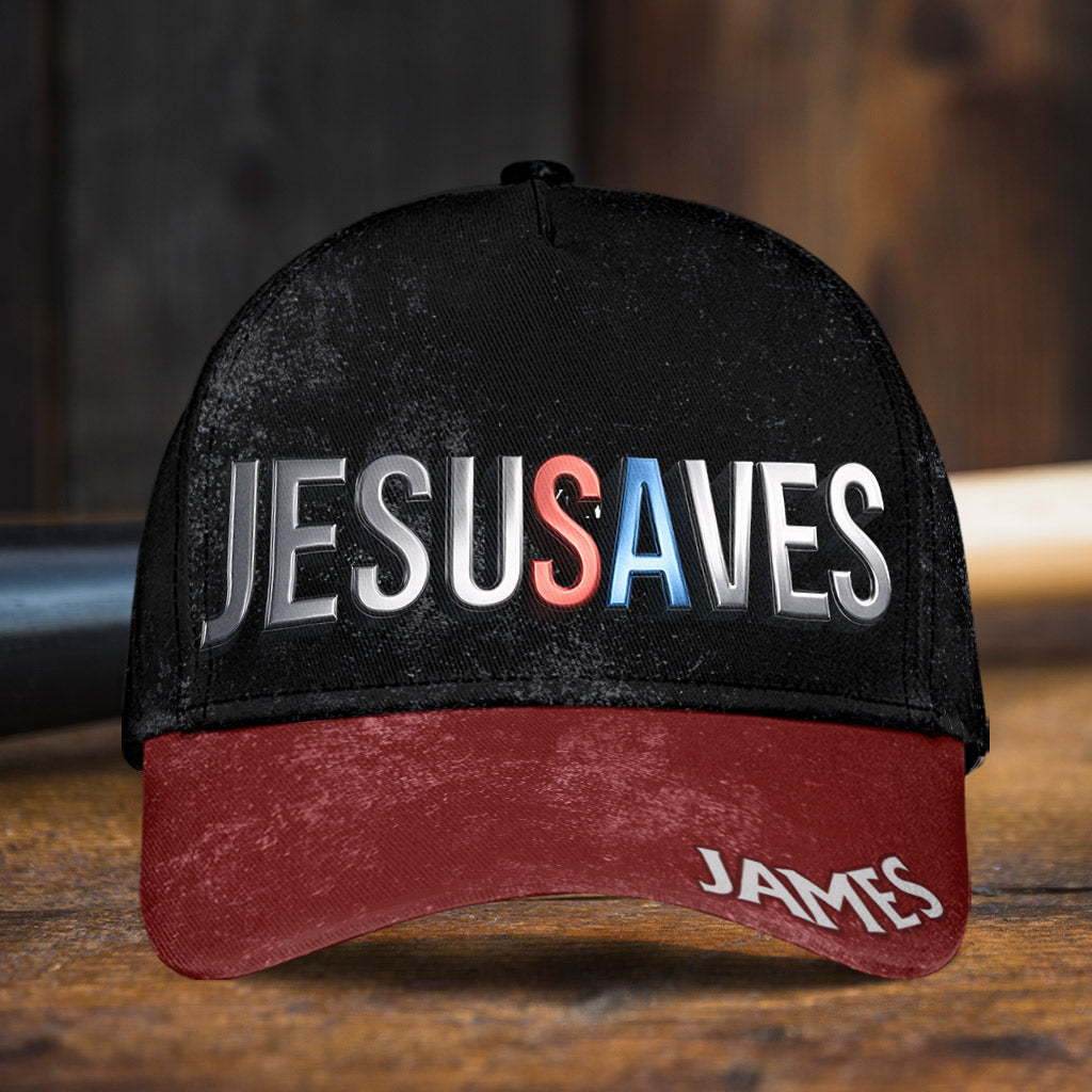 Jesusaves - Personalized Christian Classic Cap