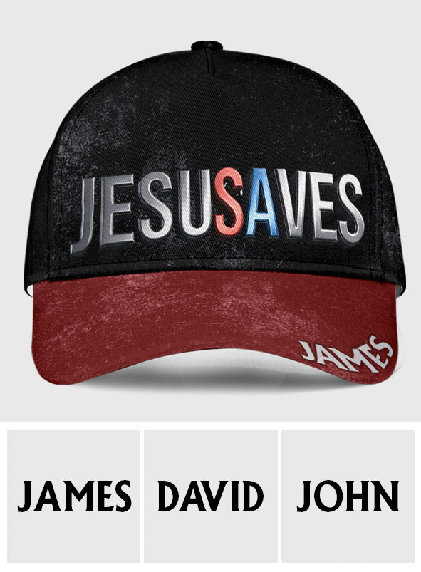 Jesusaves - Personalized Christian Classic Cap