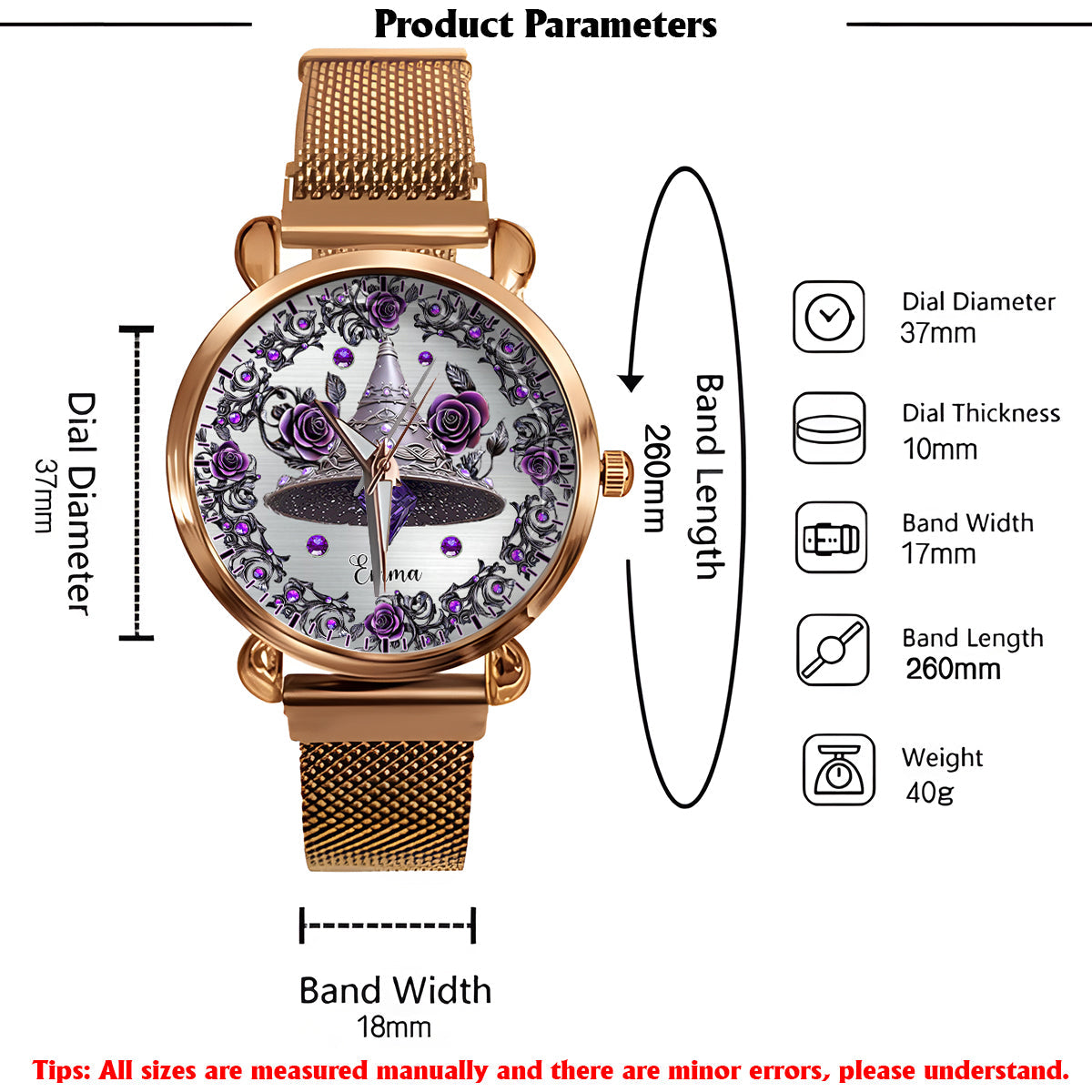 Witch Life - Personalized Witch Women Hand Watch