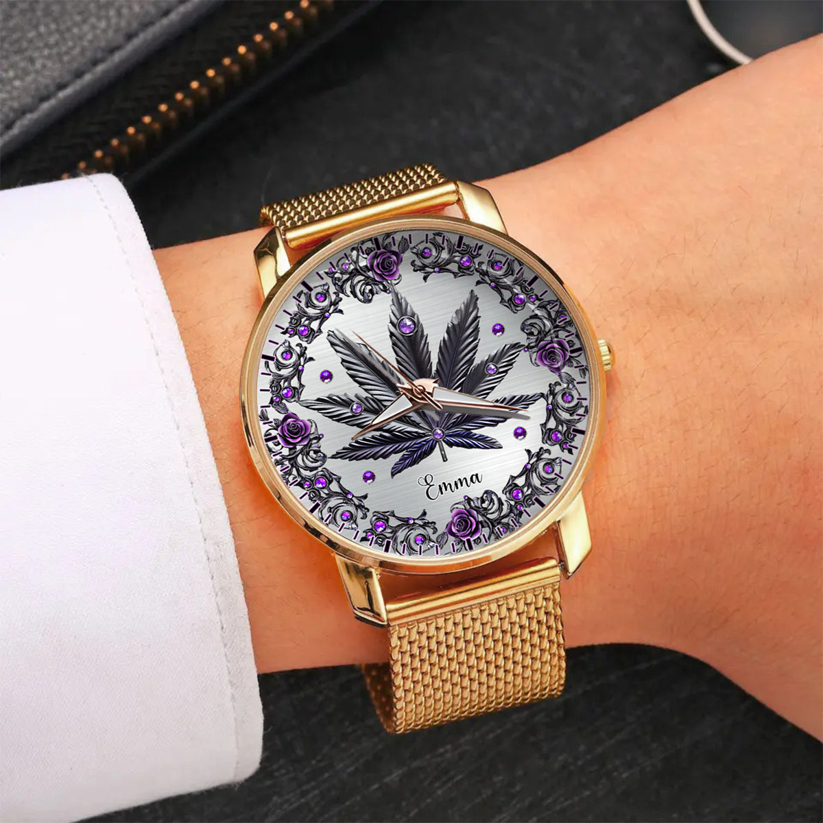 Beautiful Marijuanas - Personalized Weed Women Hand Watch