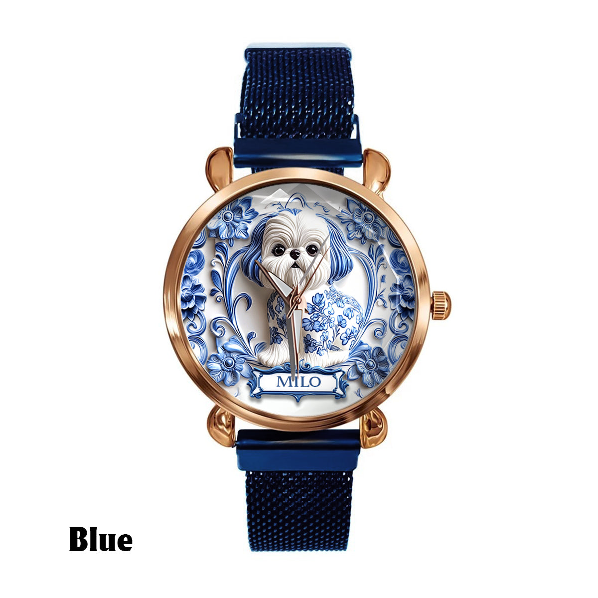 Dog Mom - Personalized Dog Women Hand Watch