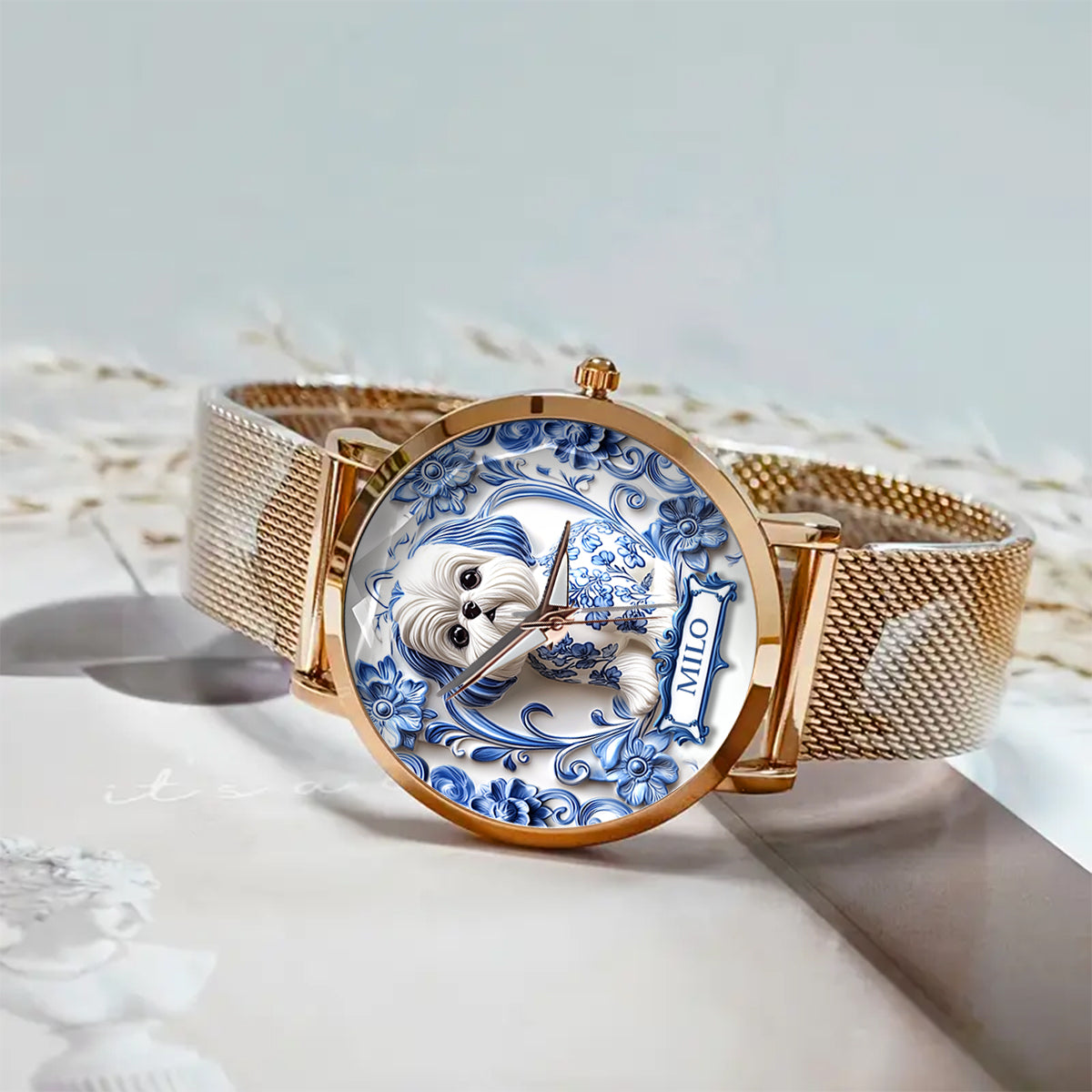 Dog Mom - Personalized Dog Women Hand Watch