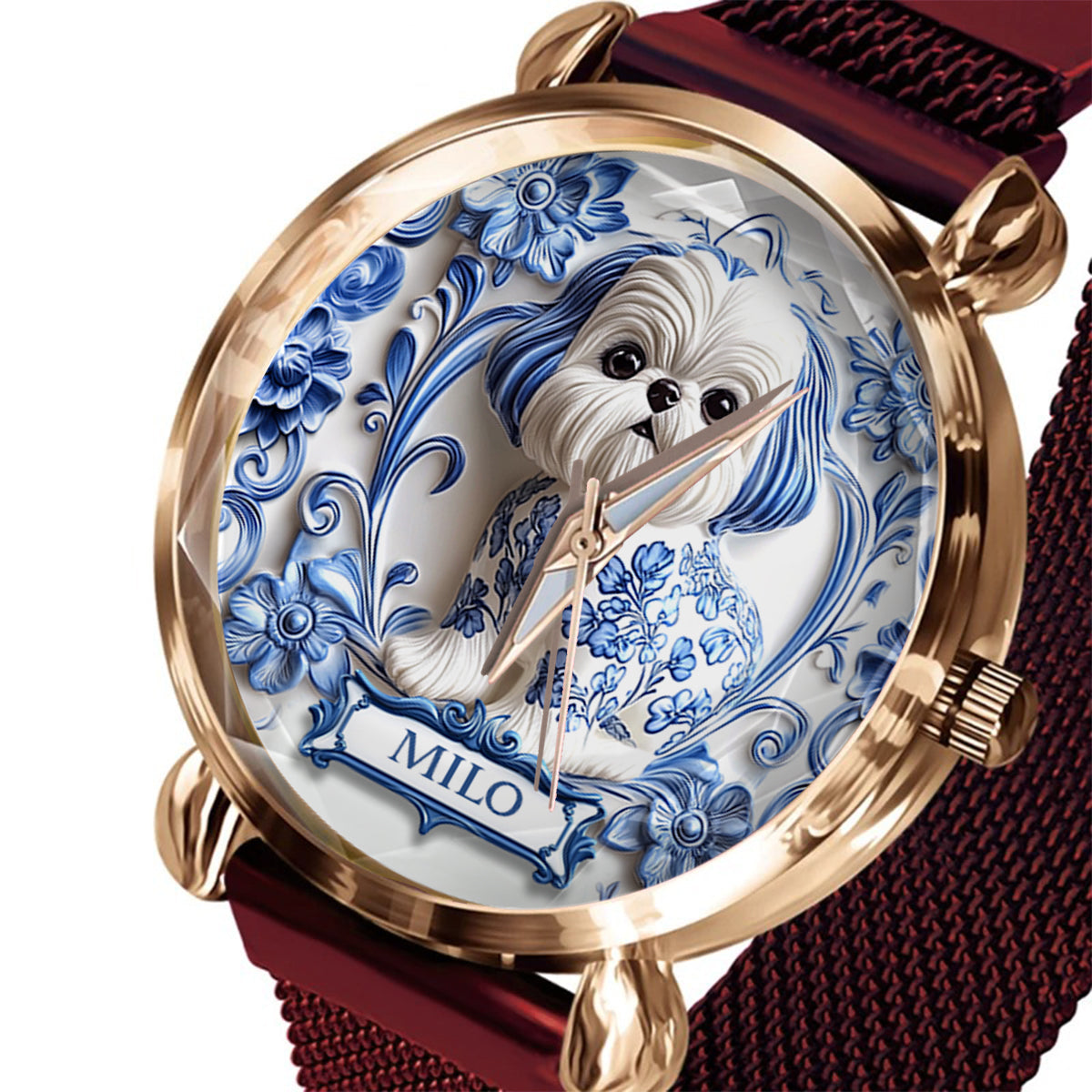 Dog Mom - Personalized Dog Women Hand Watch