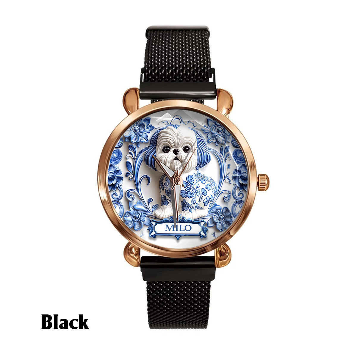 Dog Mom - Personalized Dog Women Hand Watch