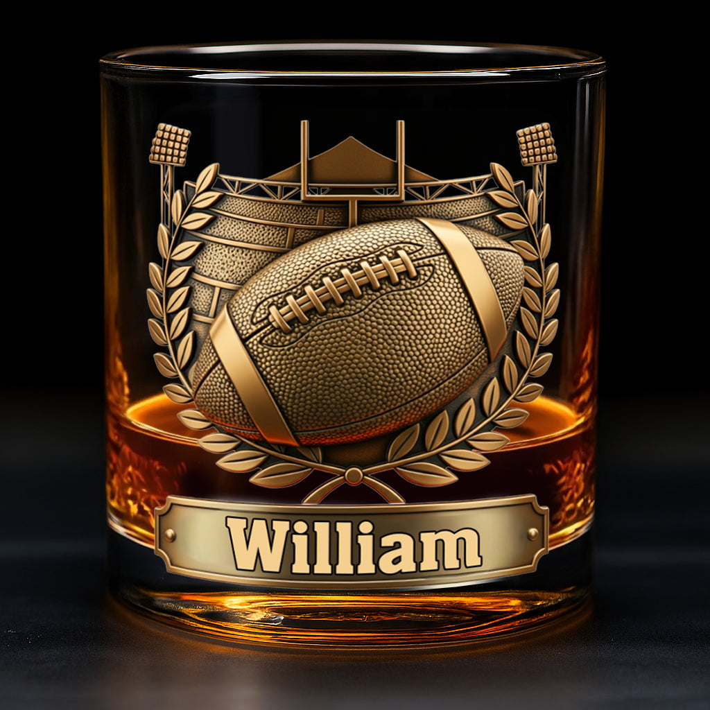 Victory Sip - Personalized Football Whiskey Glass