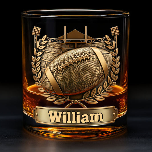 Victory Sip - Personalized Football Whiskey Glass