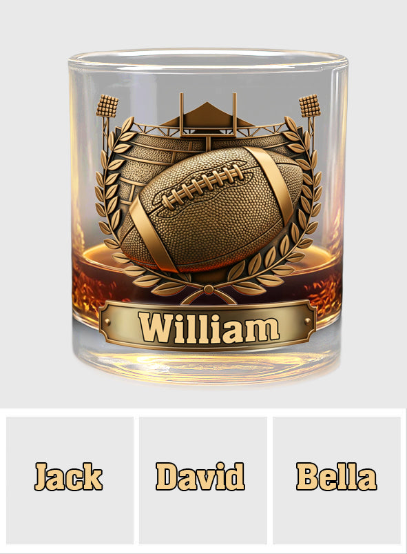 Victory Sip - Personalized Football Whiskey Glass
