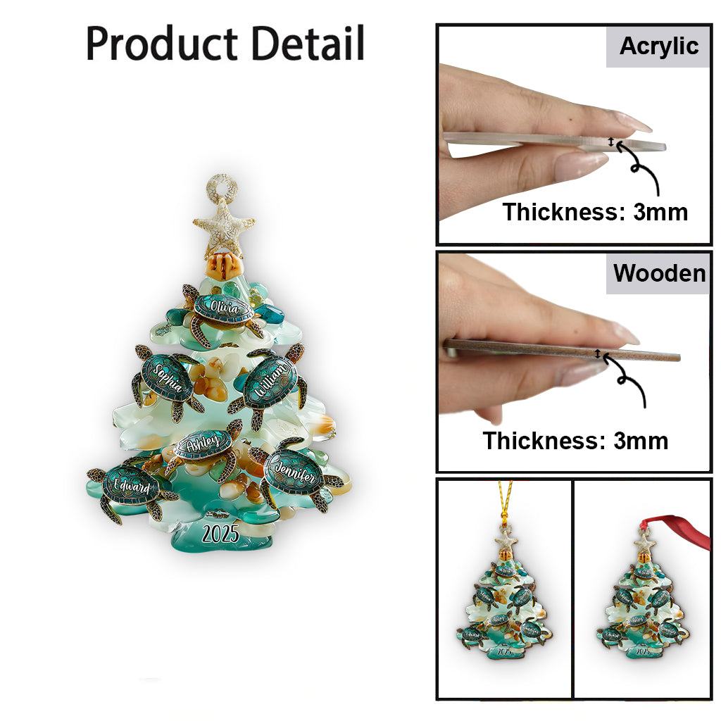 Merry Christmas - Personalized Family Ornament