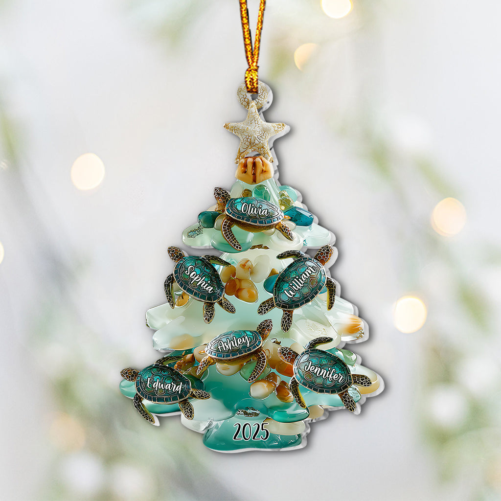 Merry Christmas - Personalized Family Ornament