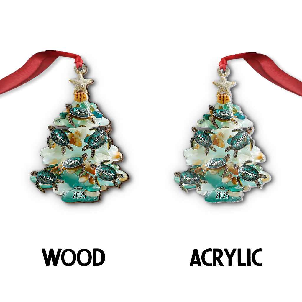 Merry Christmas - Personalized Family Ornament