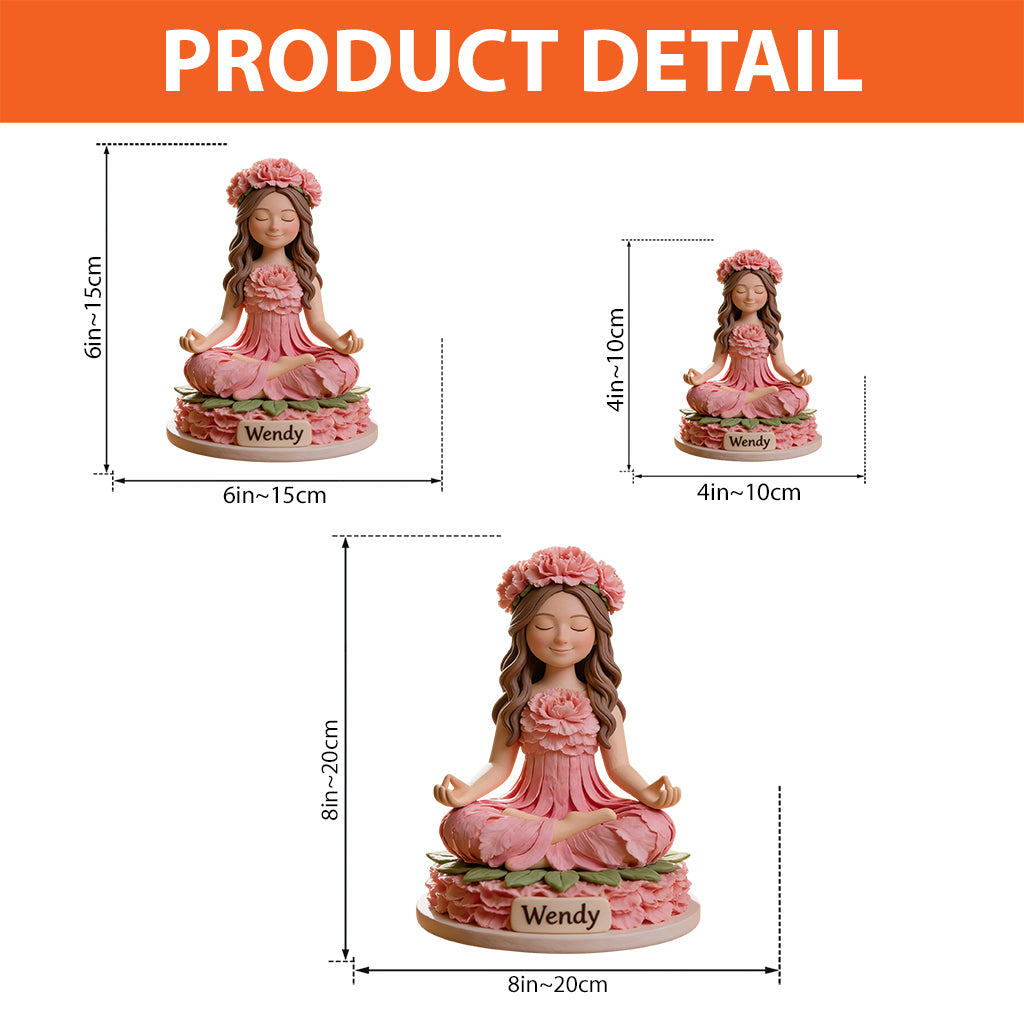 Any Photo Namaste - Personalized Yoga Custom Shaped Acrylic Plaque