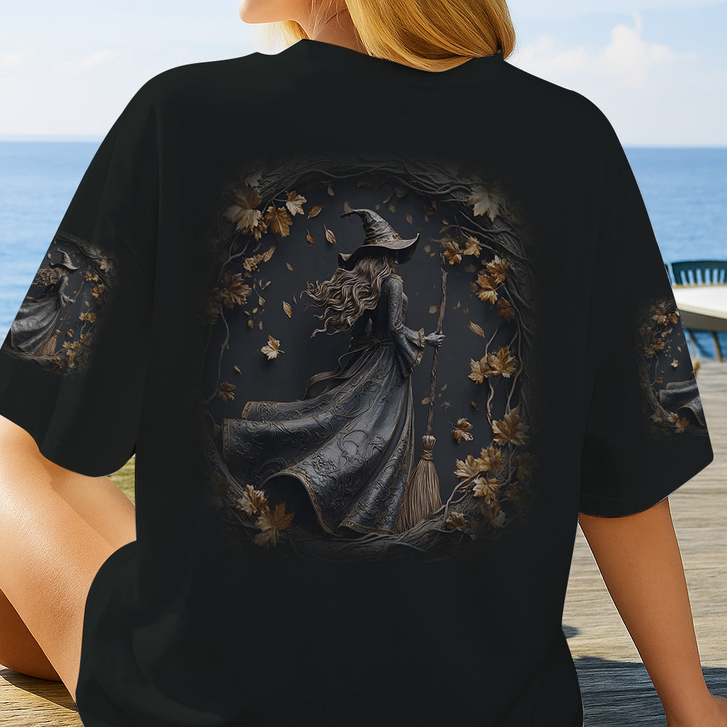 Black Witch - Personalized Witch All Over Shirt