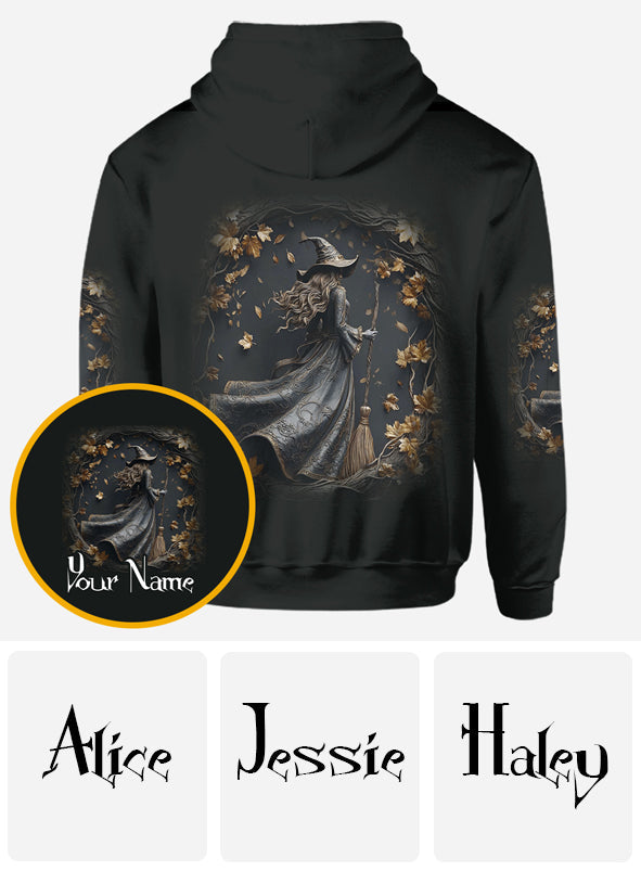 Black Witch - Personalized Witch All Over Shirt