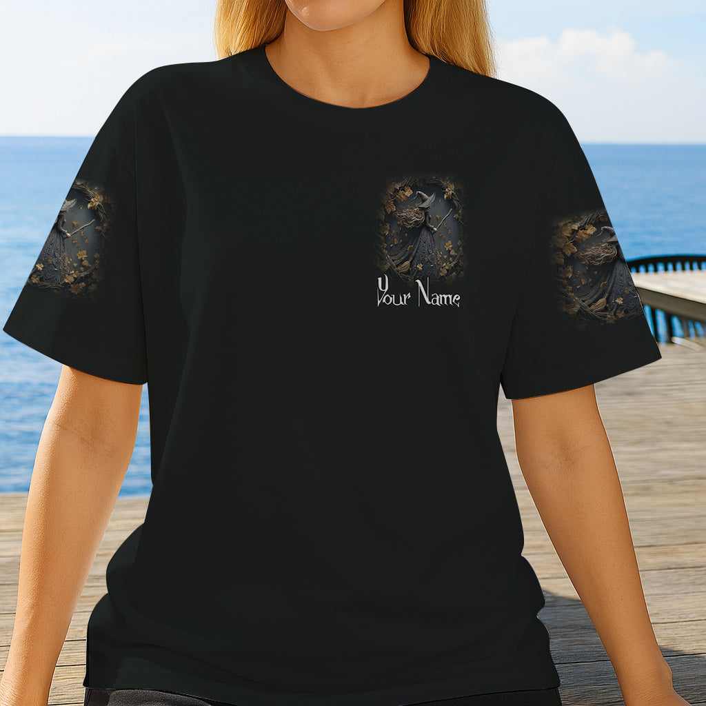 Black Witch - Personalized Witch All Over Shirt