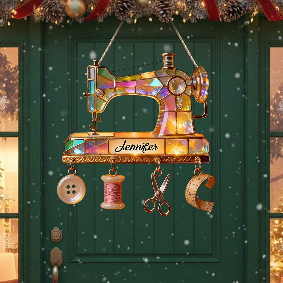 Colorful Sewing Machine - Personalized Sewing LED Light Acrylic Sign