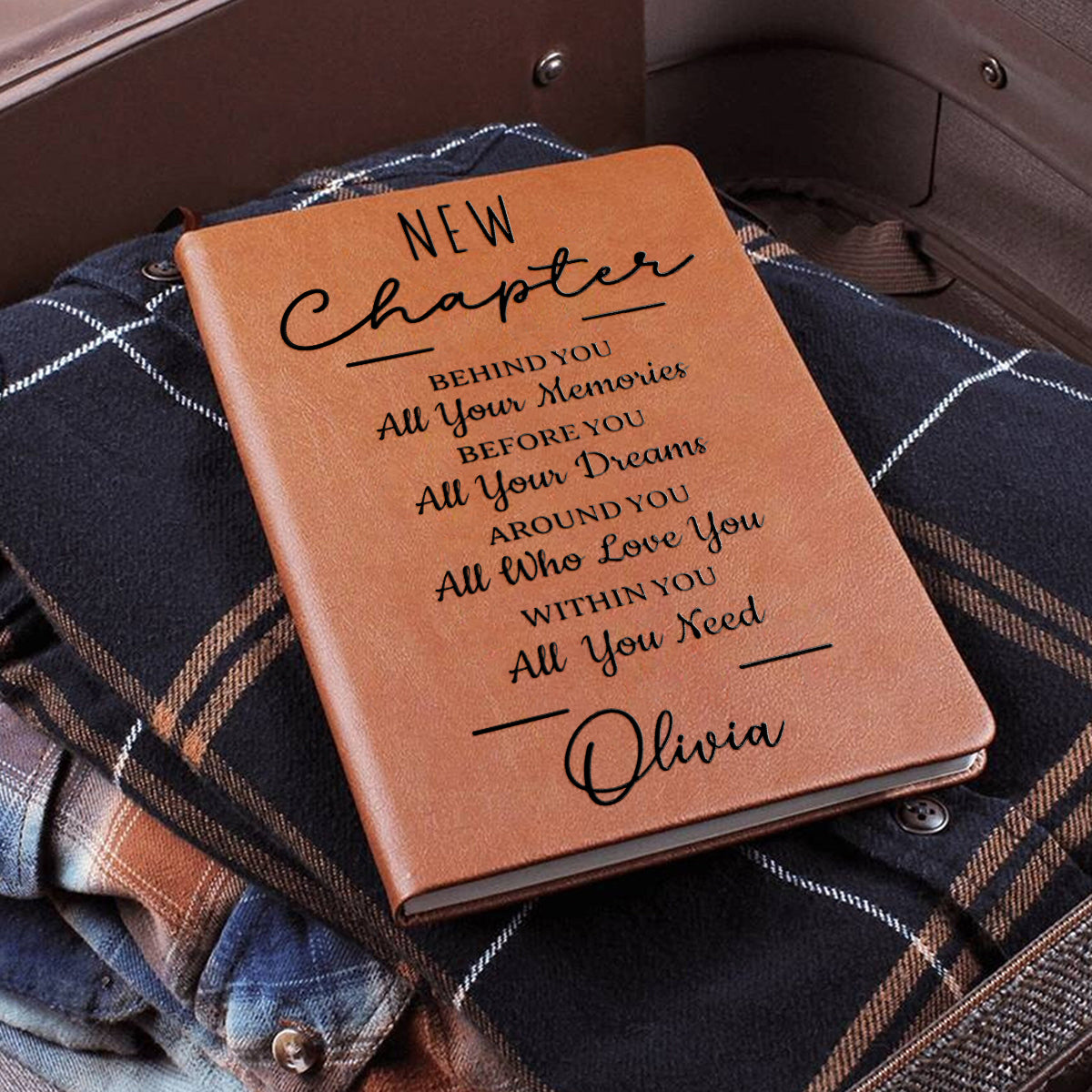 Birthday Gift - Personalized Birthday Leather Journal