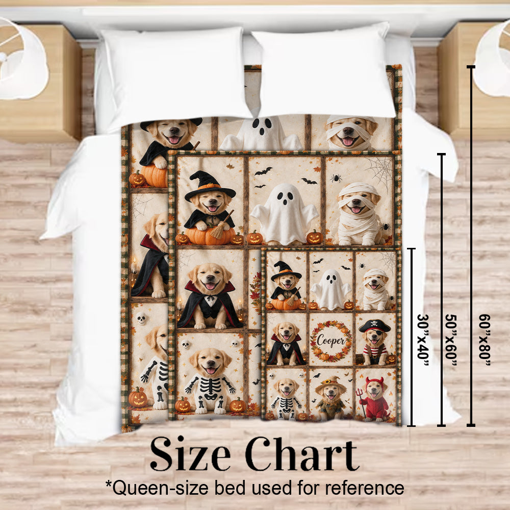Spooky Friend - Personalized Dog Blanket
