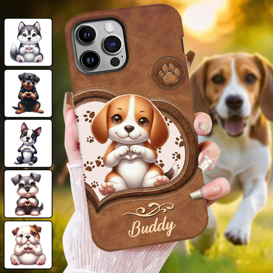 Cute Lovely Dogs - Personalized Dog Full Print Phone Case