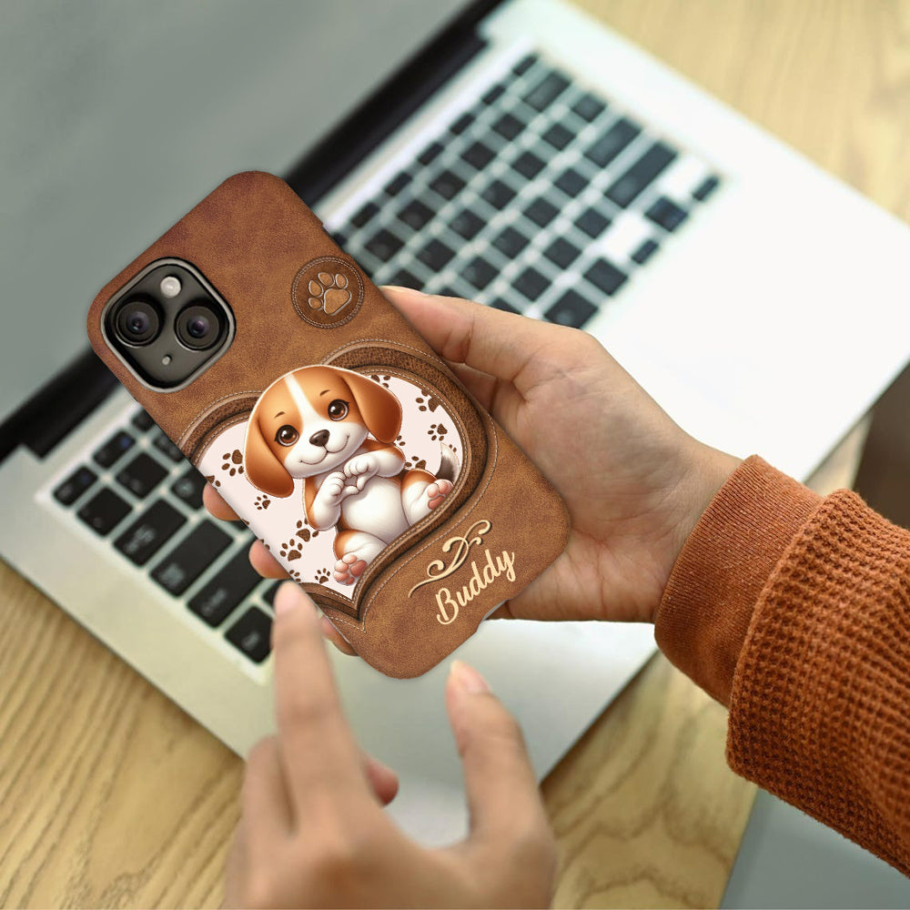 Cute Lovely Dogs - Personalized Dog Full Print Phone Case