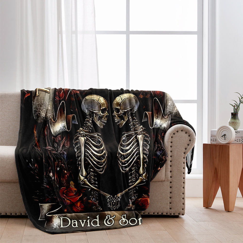 Till Death Do Us Part - Personalized Couple Blanket
