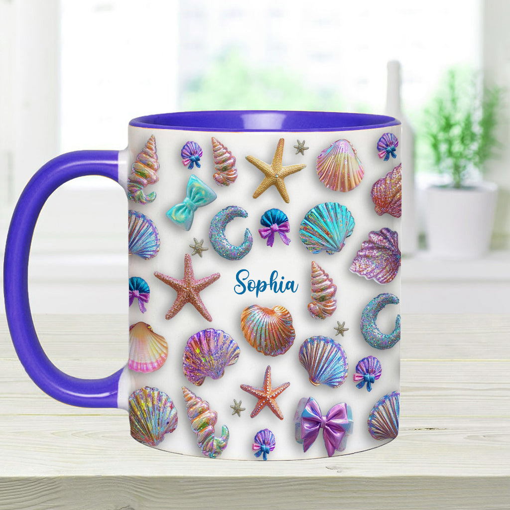 Salty Lil' Beach - Personalized Sea Lover Accent Mug