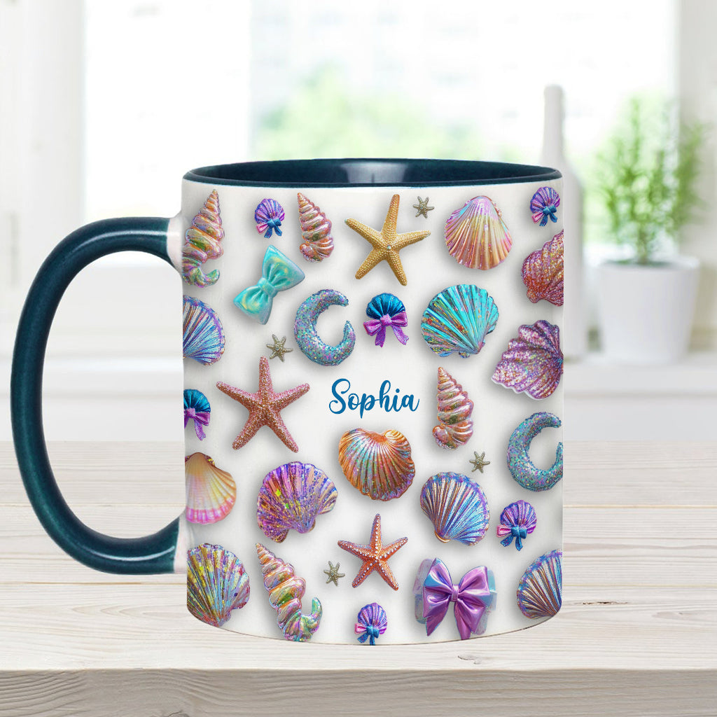 Salty Lil' Beach - Personalized Sea Lover Accent Mug