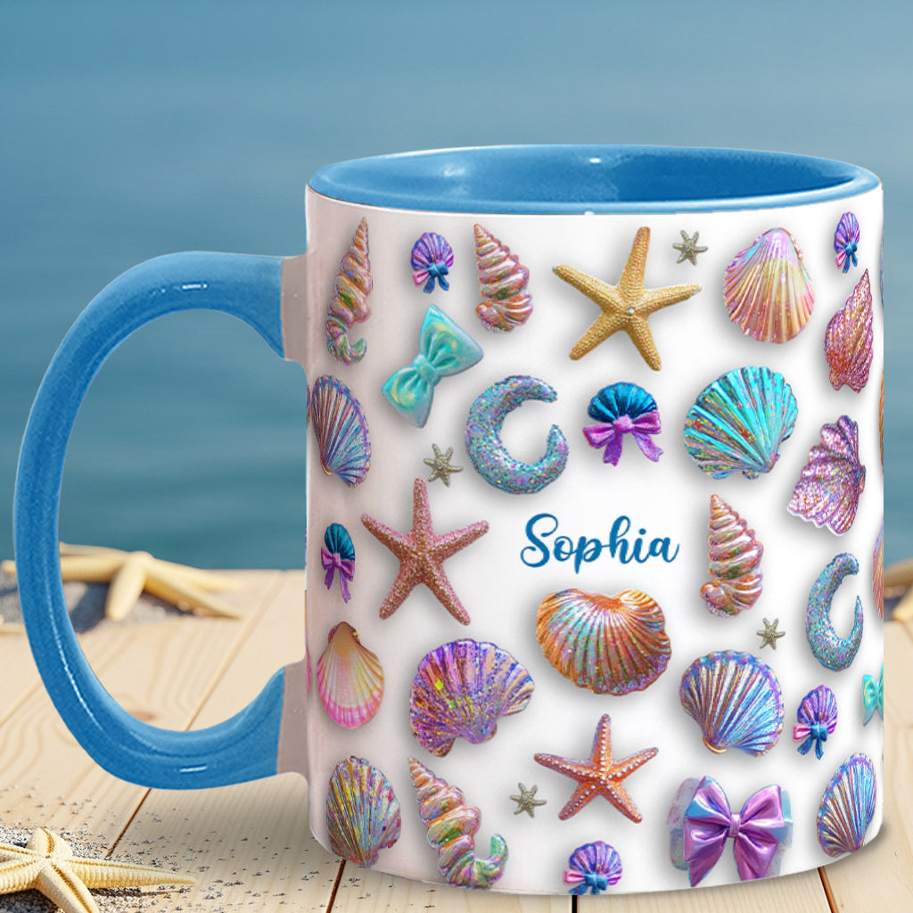 Salty Lil' Beach - Personalized Sea Lover Accent Mug