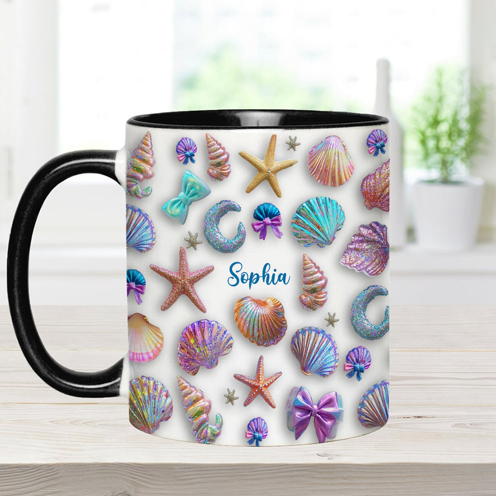 Salty Lil' Beach - Personalized Sea Lover Accent Mug