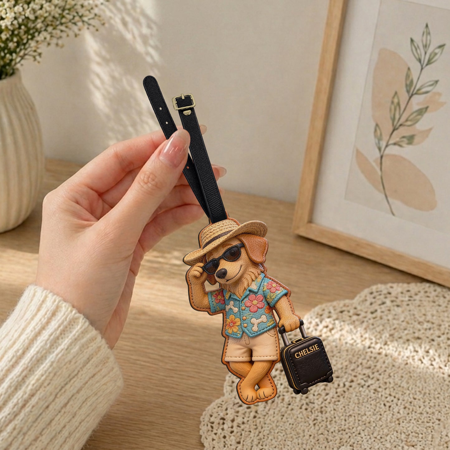 Travel With Pets - Personalized Dog Luggage Tag