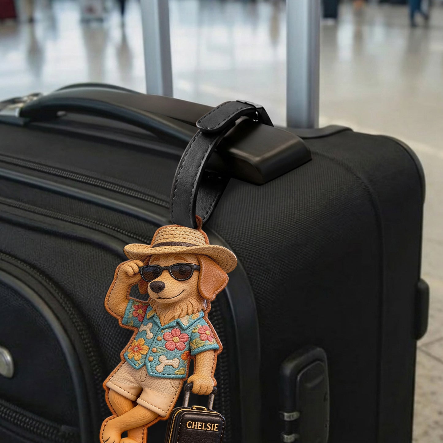 Travel With Pets - Personalized Dog Luggage Tag
