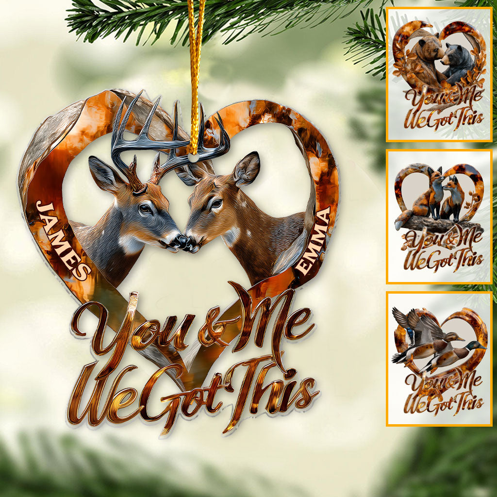Together Forever - Personalized Hunting Ornament