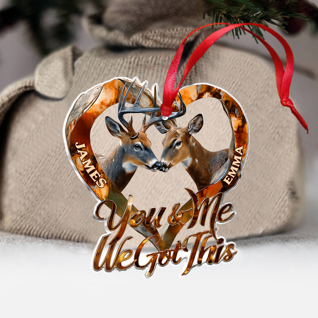 Together Forever - Personalized Hunting Ornament
