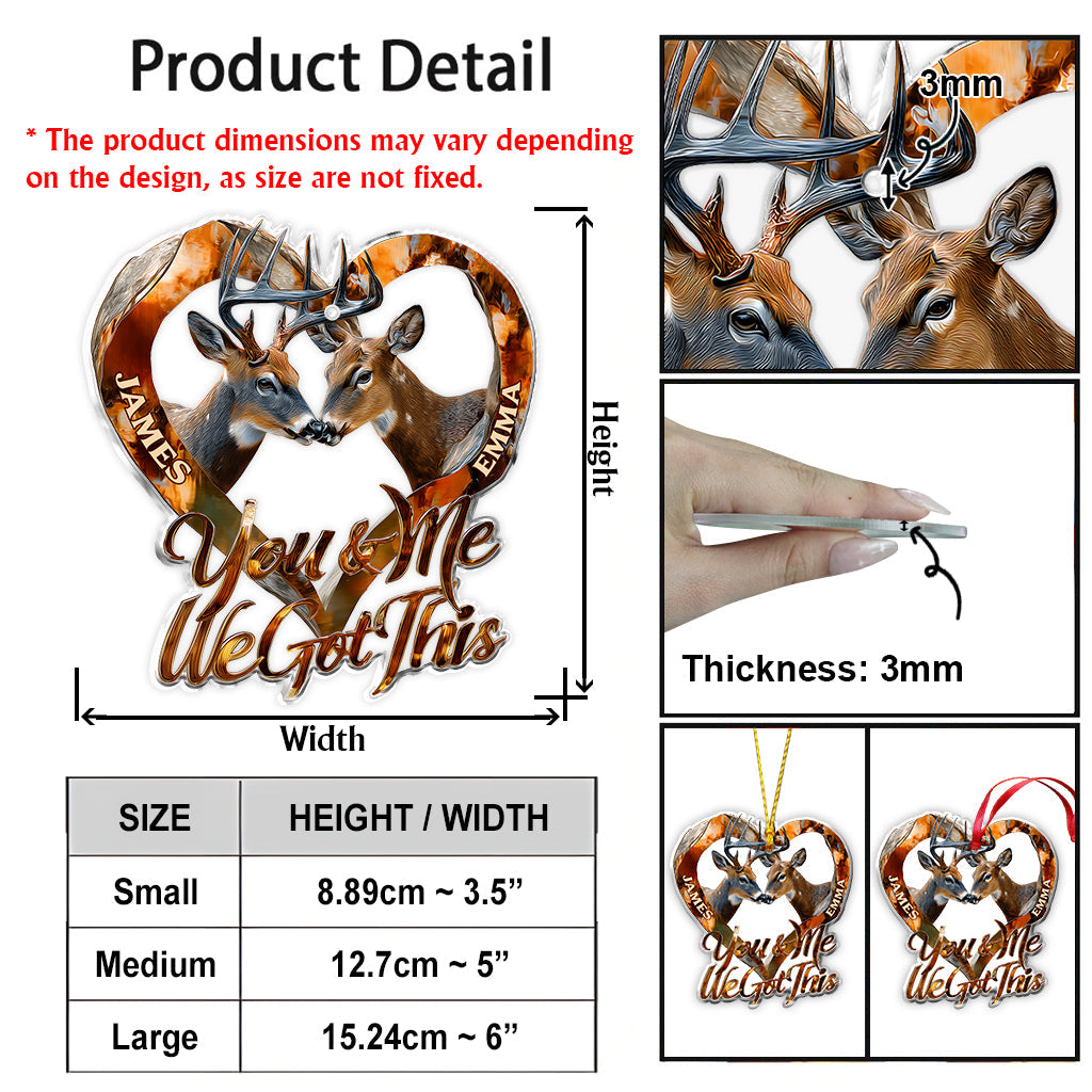 Together Forever - Personalized Hunting Ornament