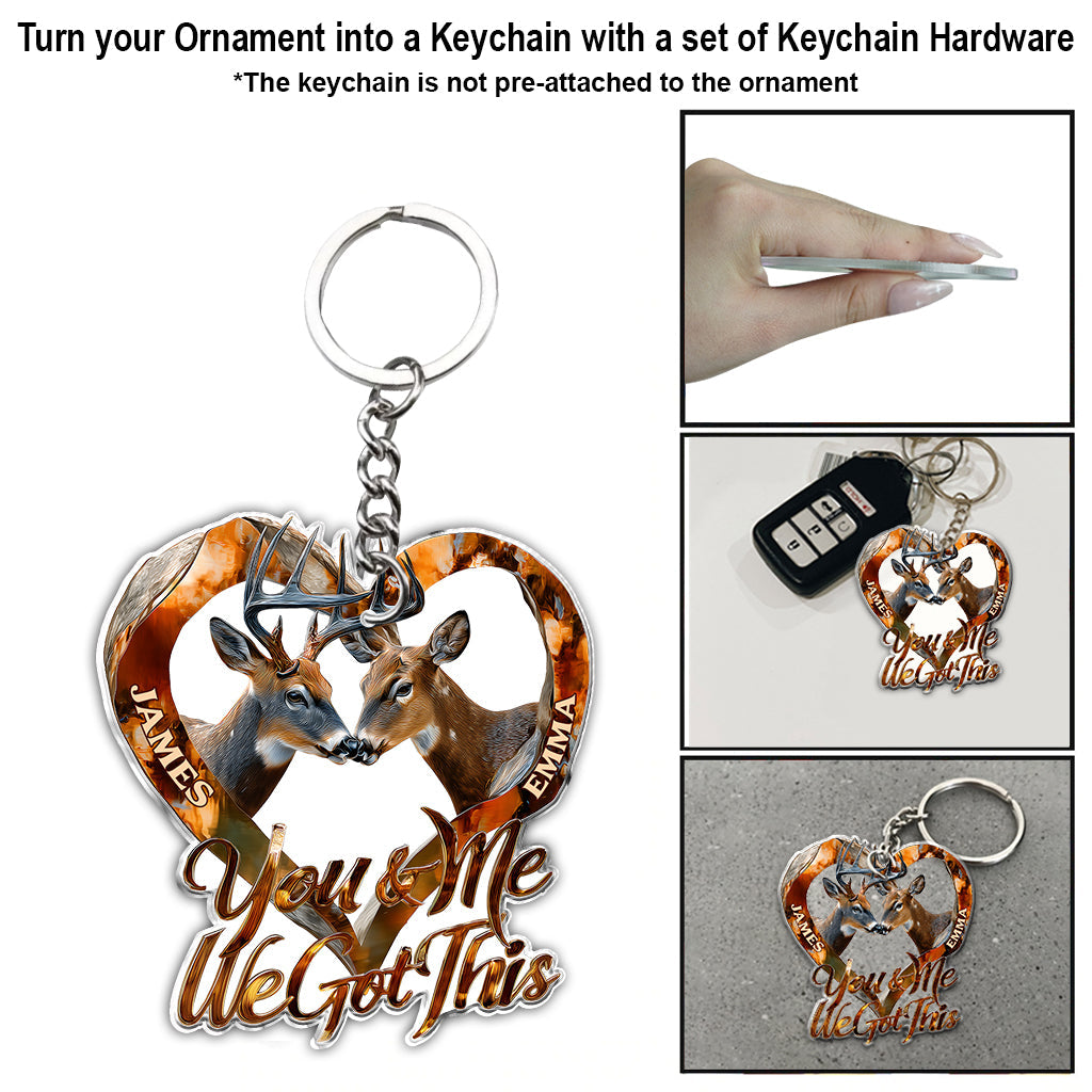 Together Forever - Personalized Hunting Ornament