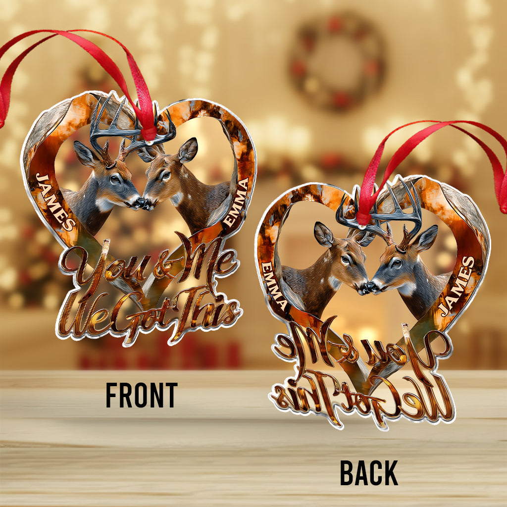 Together Forever - Personalized Hunting Ornament