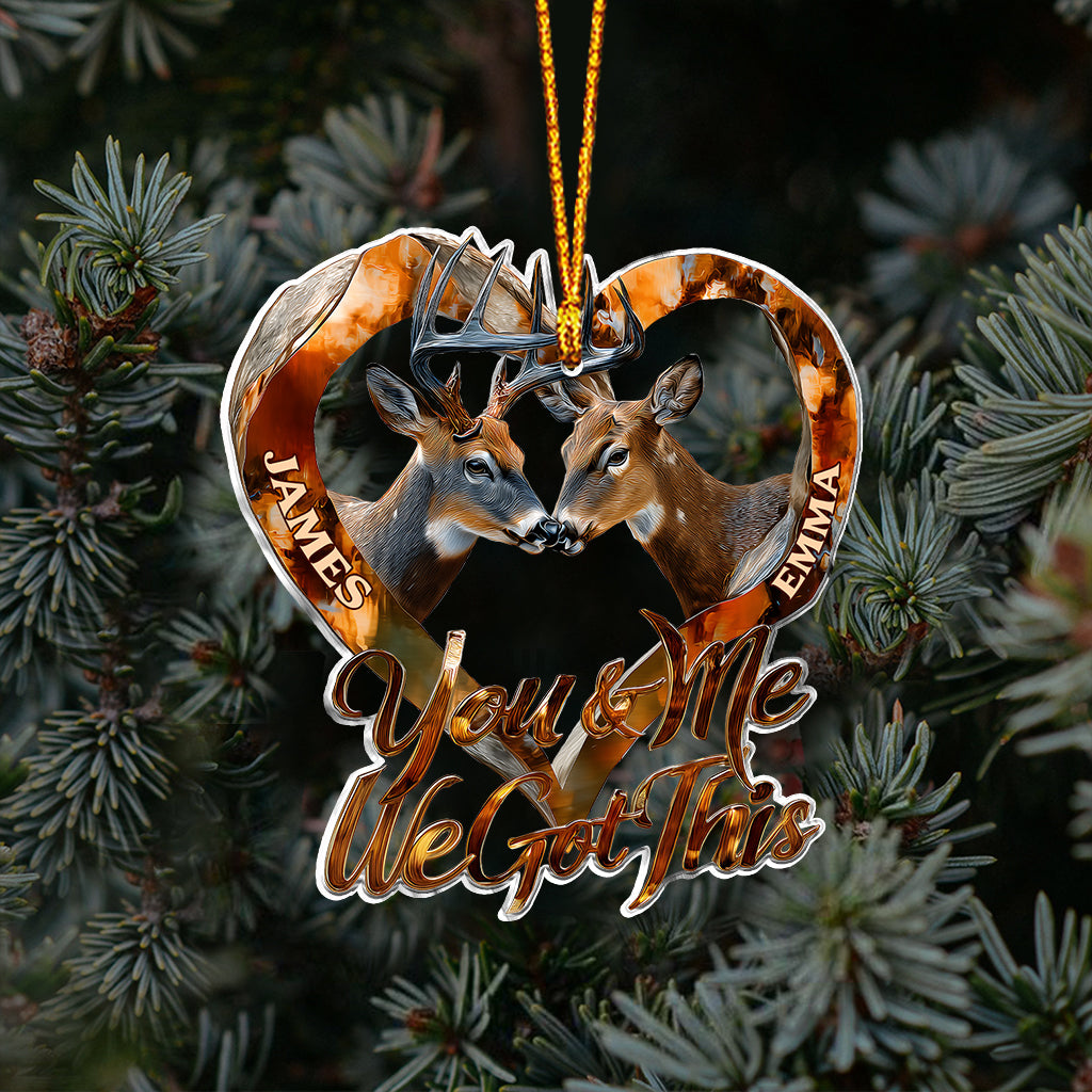 Together Forever - Personalized Hunting Ornament