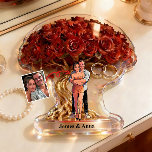 Custom From Any Photo - Personalized Couple Catch-All Tray