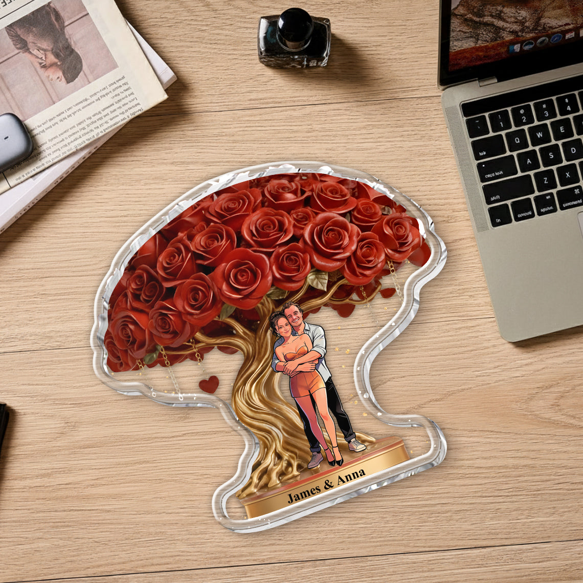 Custom From Any Photo - Personalized Couple Catch-All Tray