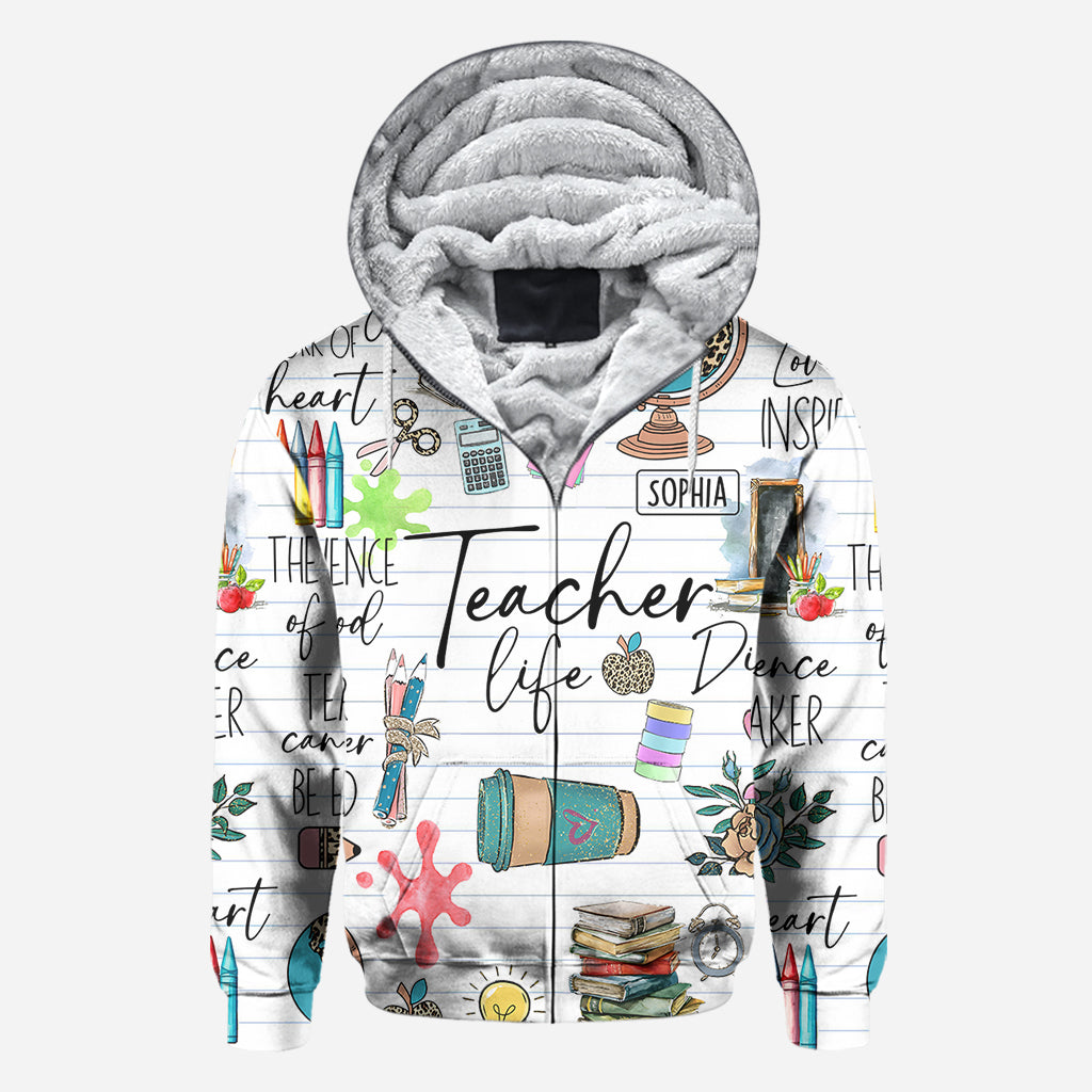 Teacher Life - Personalized Teacher All Over Shirt