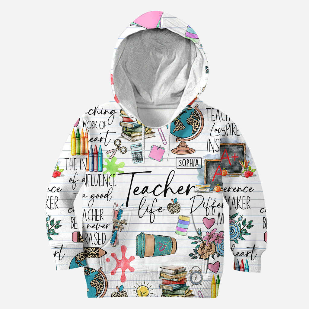 Teacher Life - Personalized Teacher All Over Shirt