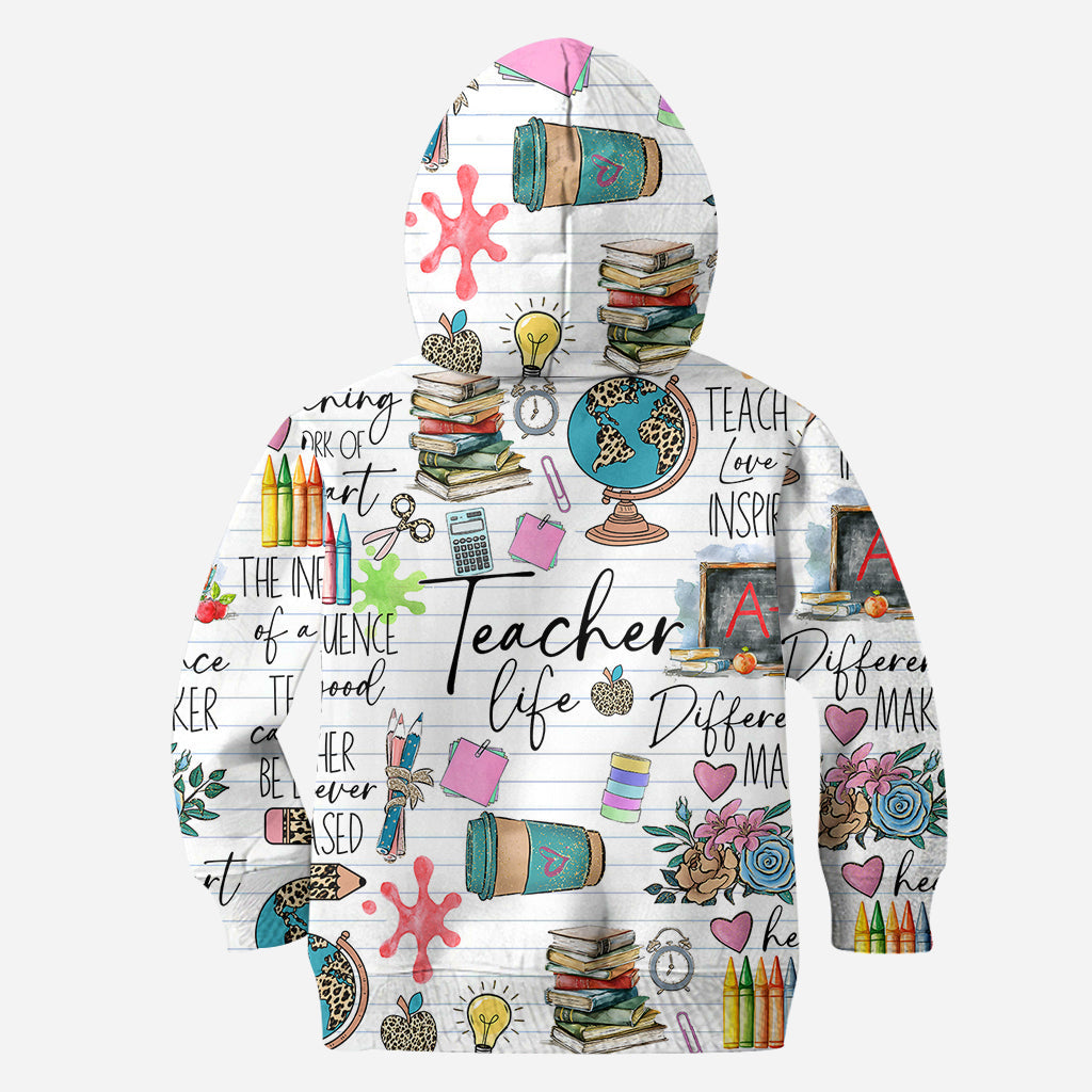 Teacher Life - Personalized Teacher All Over Shirt