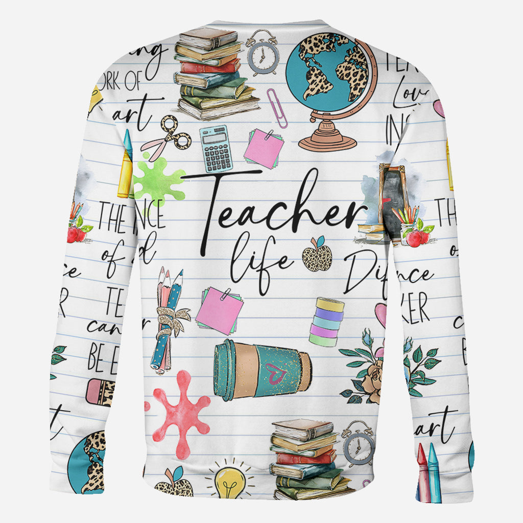 Teacher Life - Personalized Teacher All Over Shirt