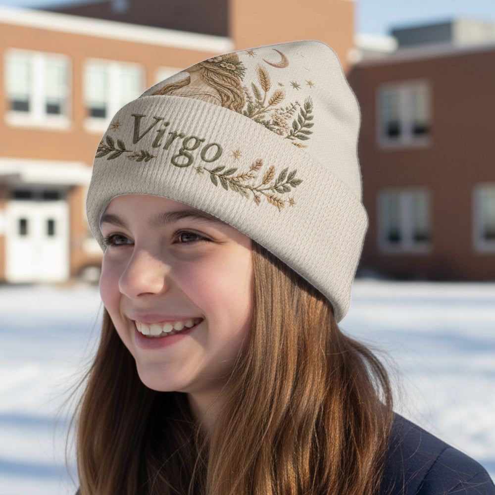 Zodiac Sign - Personalized Horoscope Beanie Hat