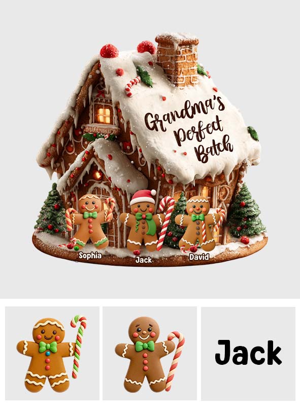 Grandma's Perfect Batch - Personalized Grandma Custom Shaped Acrylic Plaque