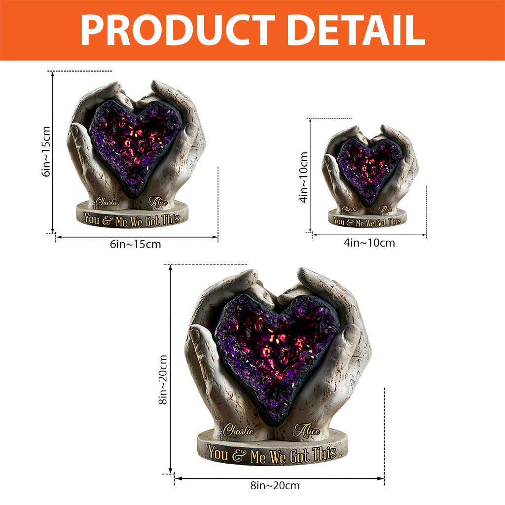 We Got This - Personalized Couple Custom Shaped Acrylic Plaque