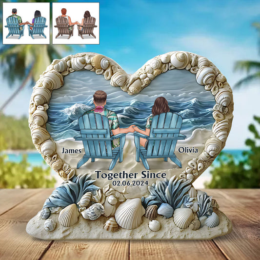 Together Since - Personalized Couple Custom Shaped Acrylic Plaque