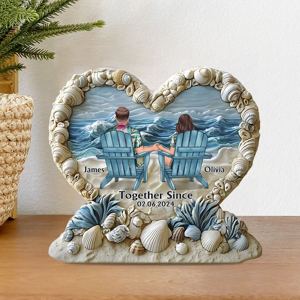 Together Since - Personalized Couple Custom Shaped Acrylic Plaque