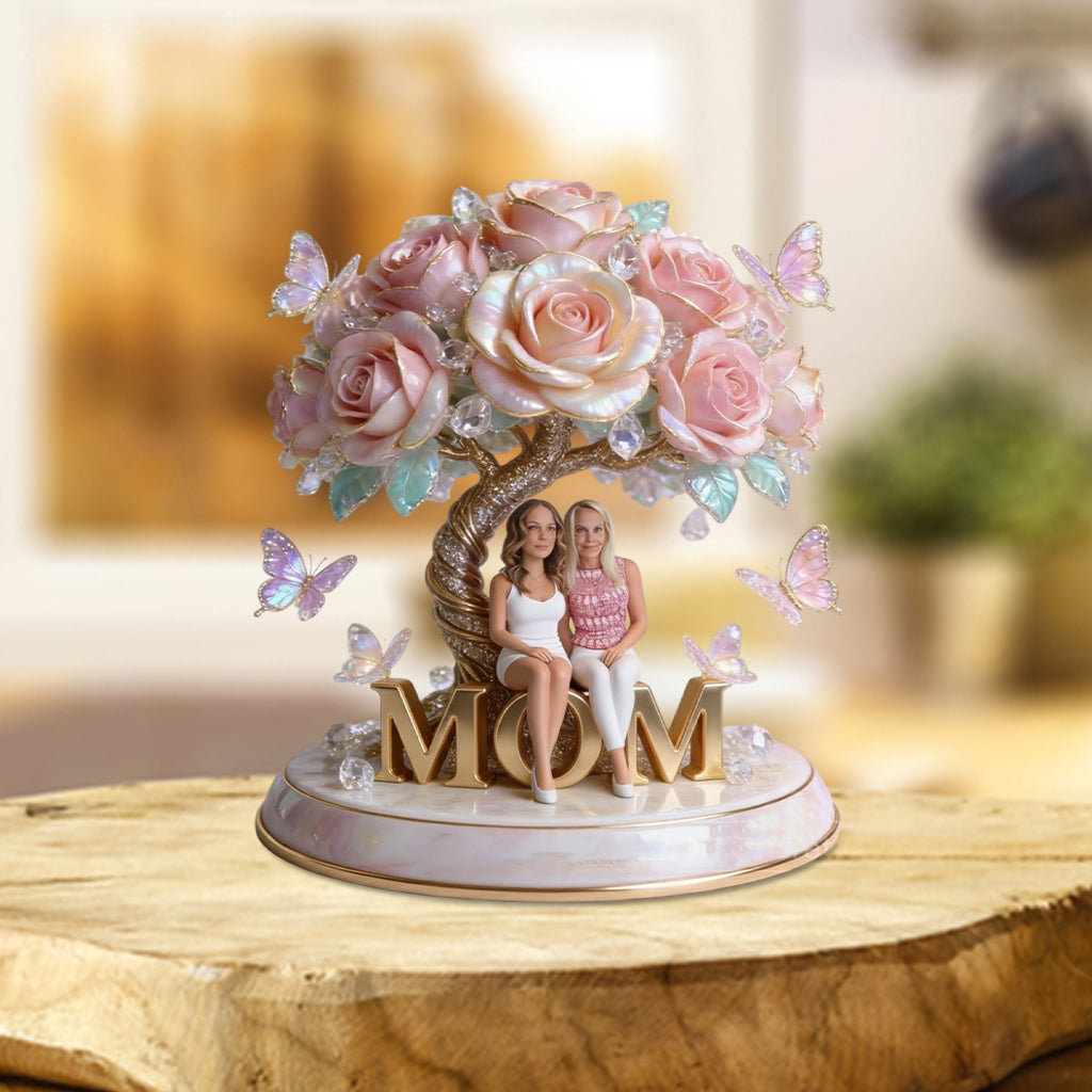 I Love You - Personalized Mother Custom Shaped Acrylic Plaque