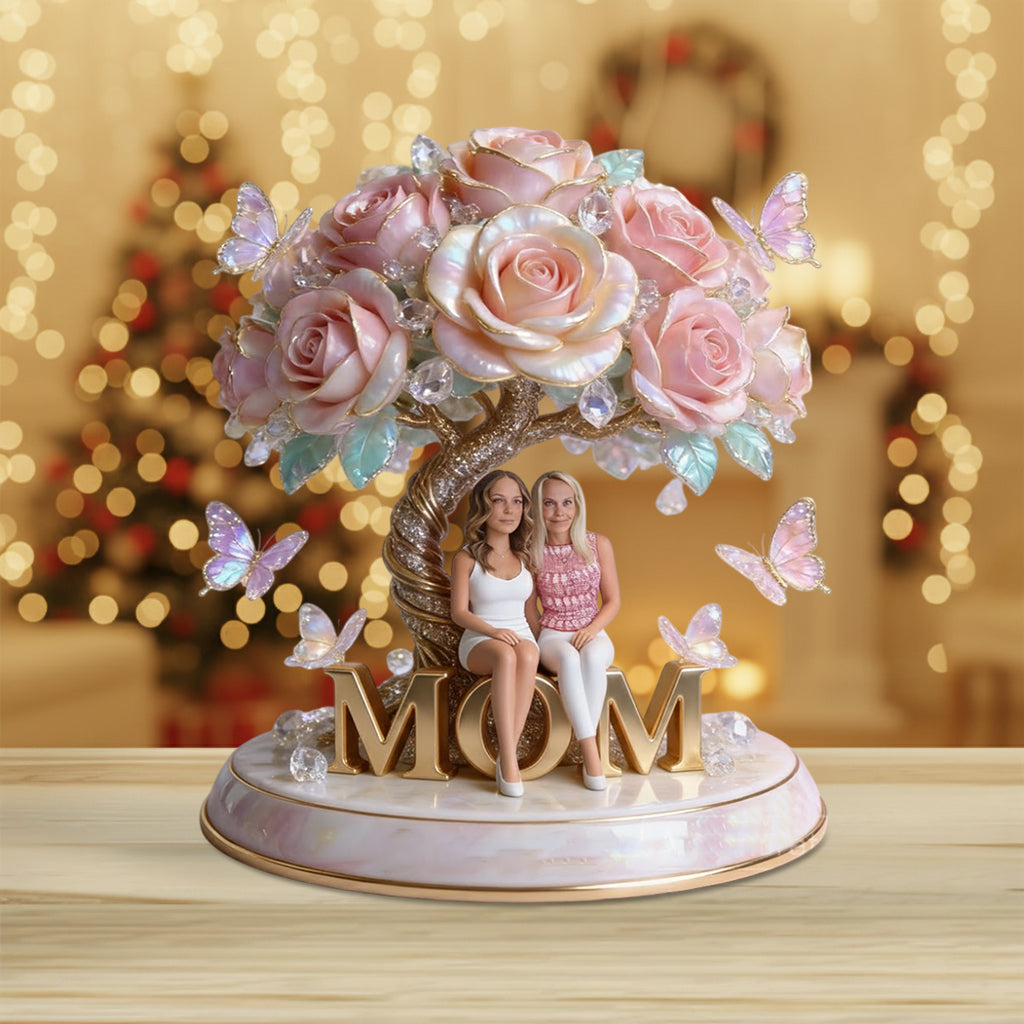 I Love You - Personalized Mother Custom Shaped Acrylic Plaque